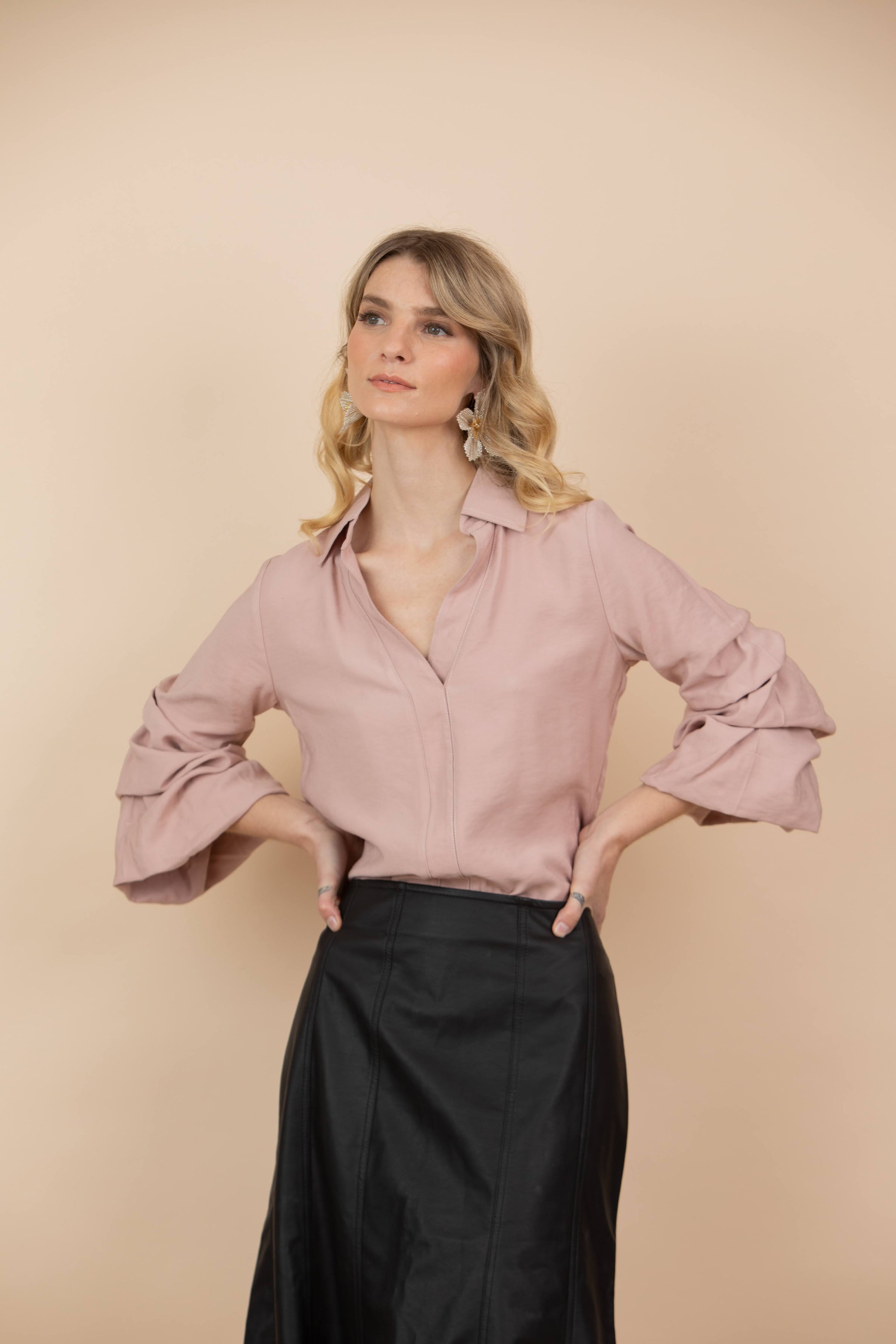 Blusa Amelia Palo de Rosa