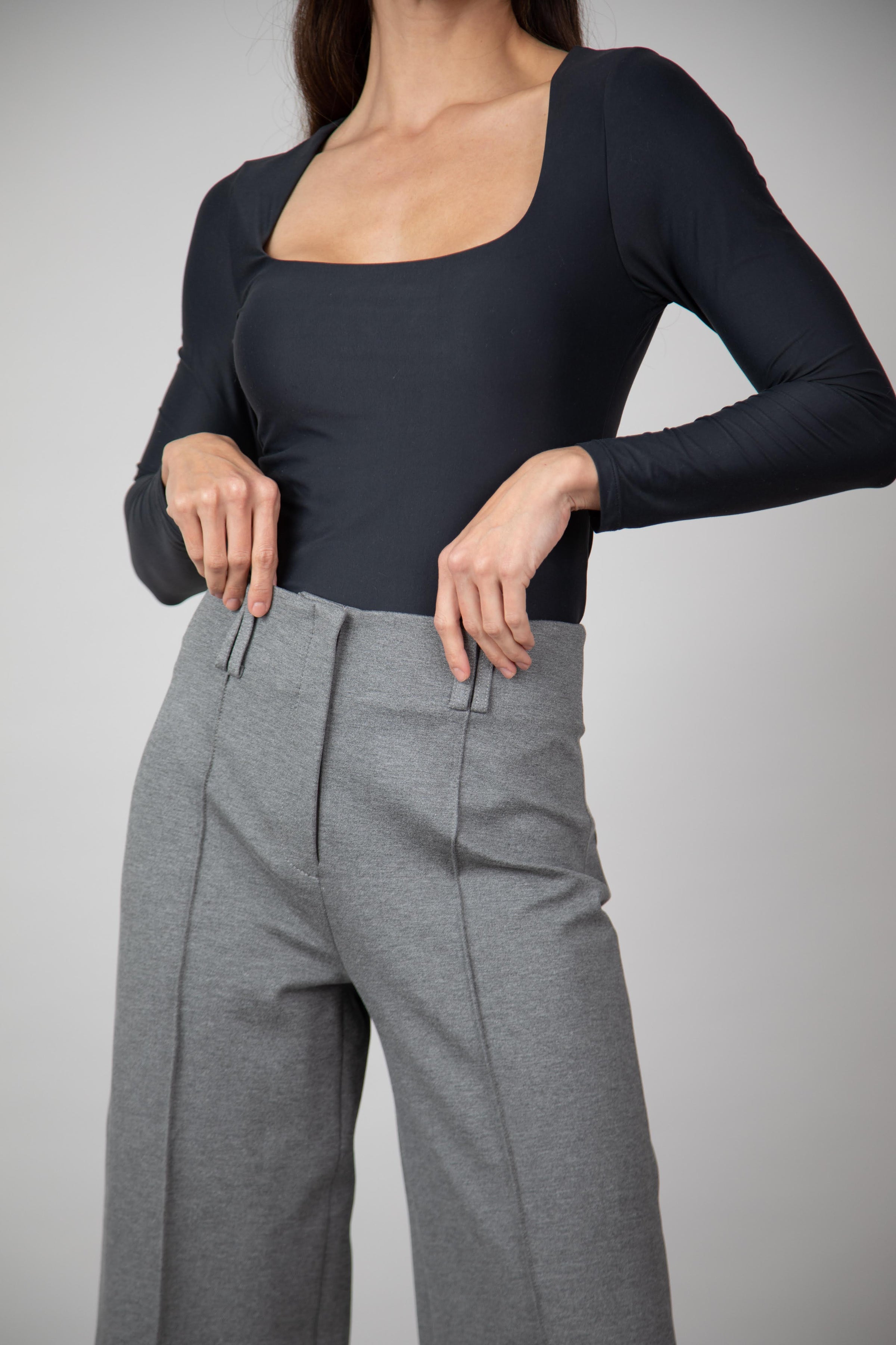 Pantalón Presillas En Ponti