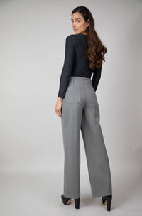 Pantalón Presillas En Ponti
