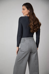 Pantalón Presillas En Ponti