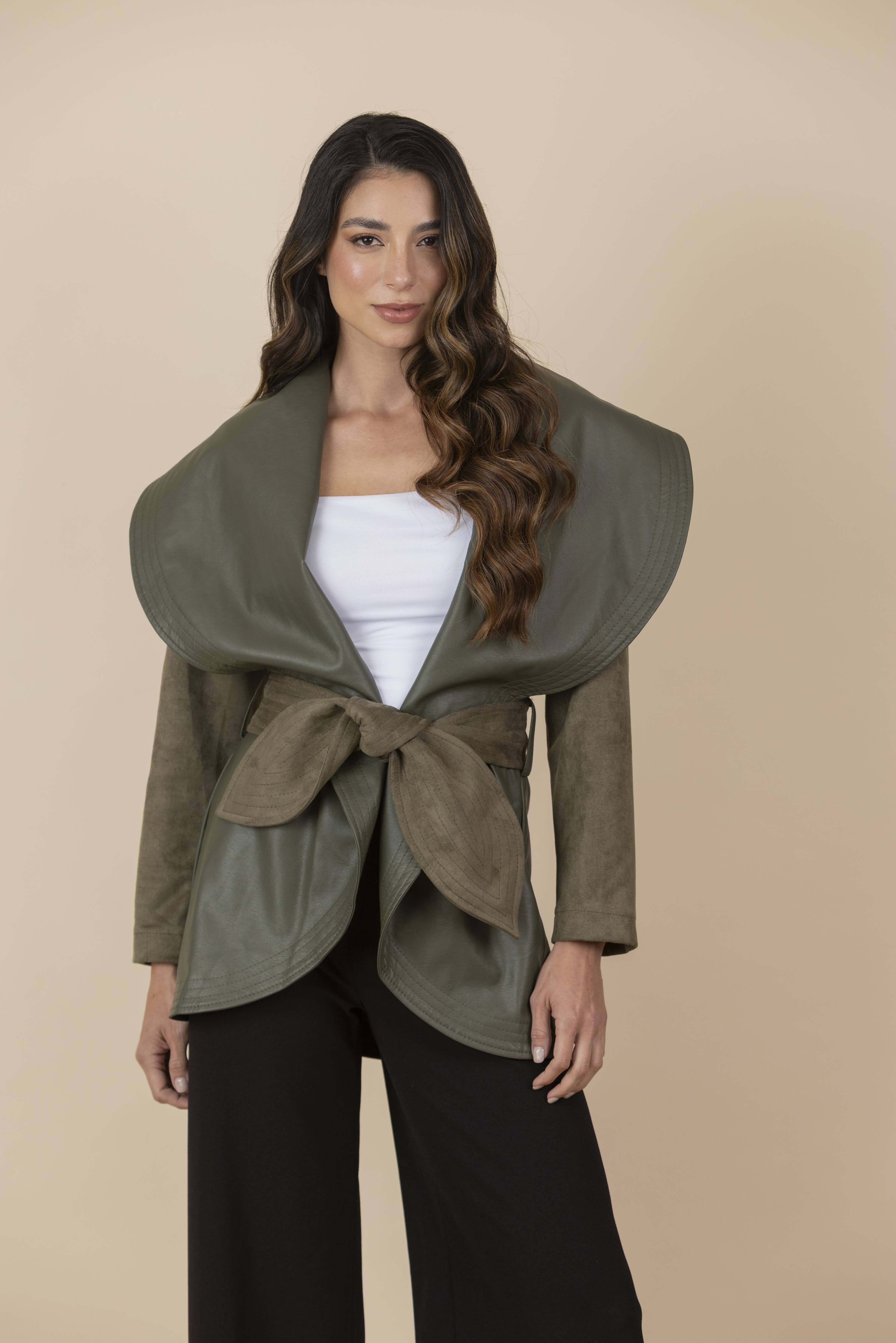 Chaqueta María Verde Olivo