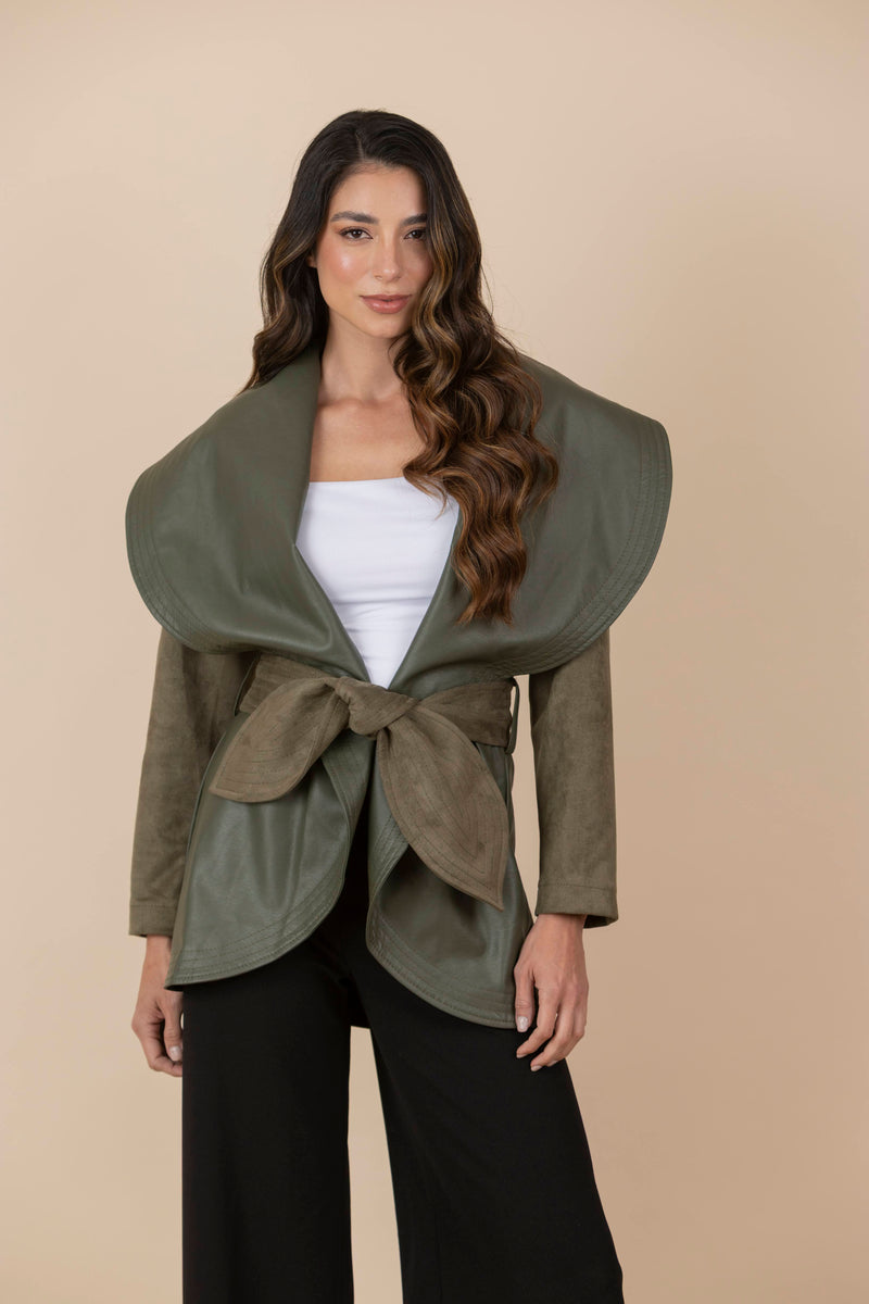 Chaqueta María Verde Olivo
