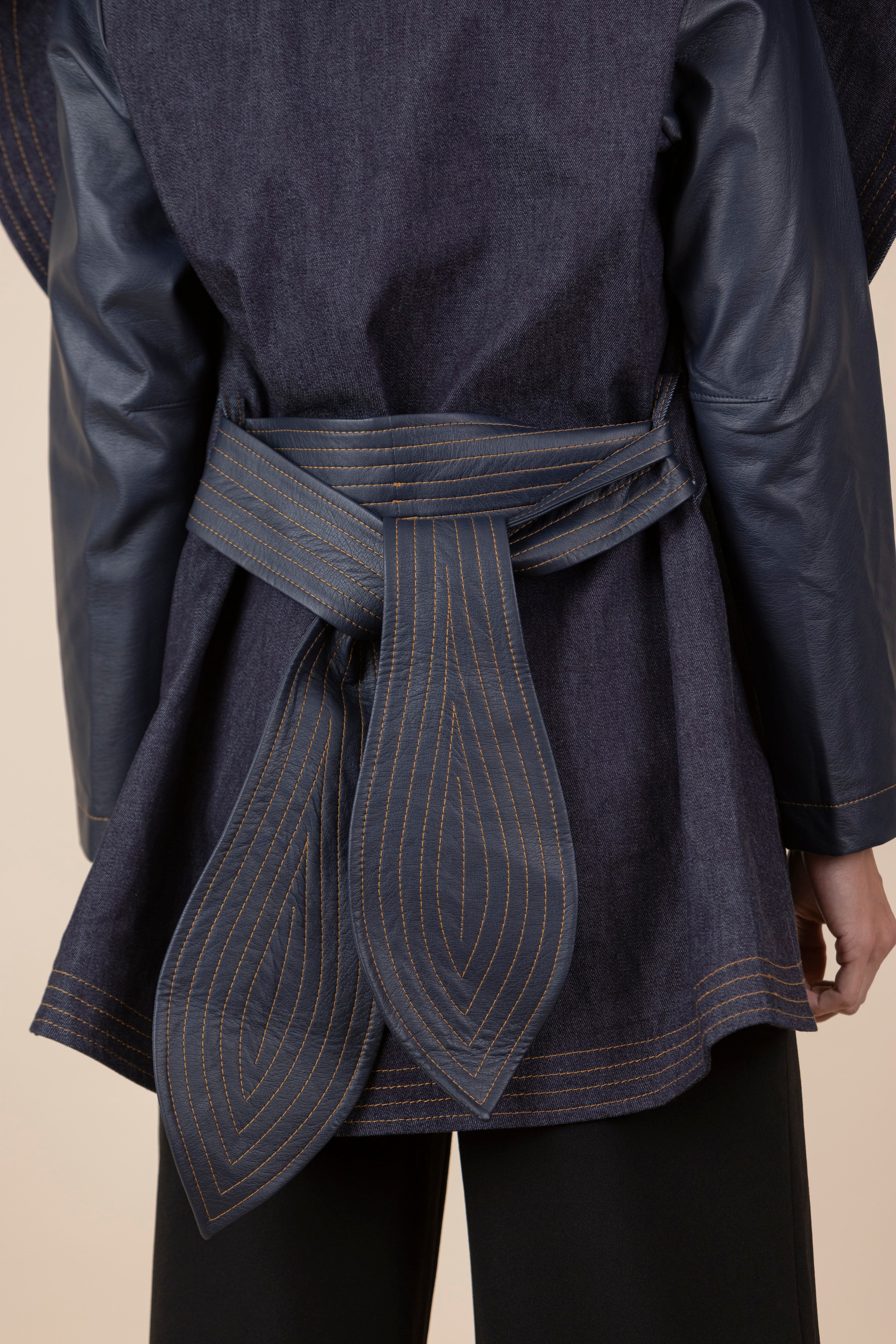 Chaqueta María Jean Ecocuero