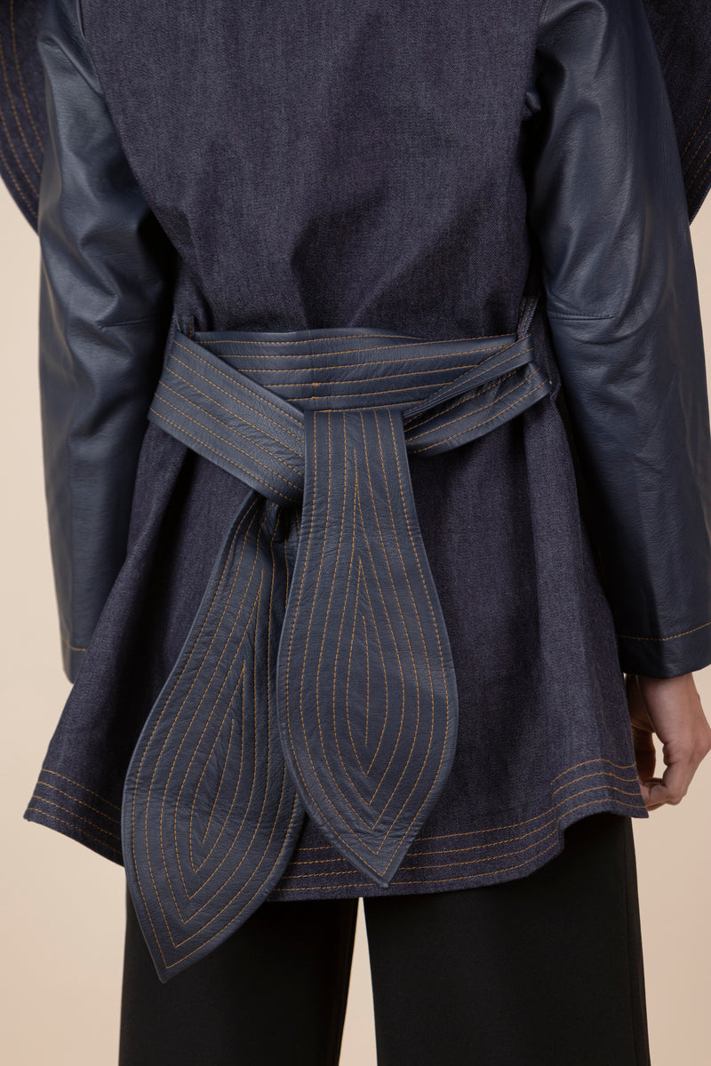 Chaqueta María Jean Ecocuero
