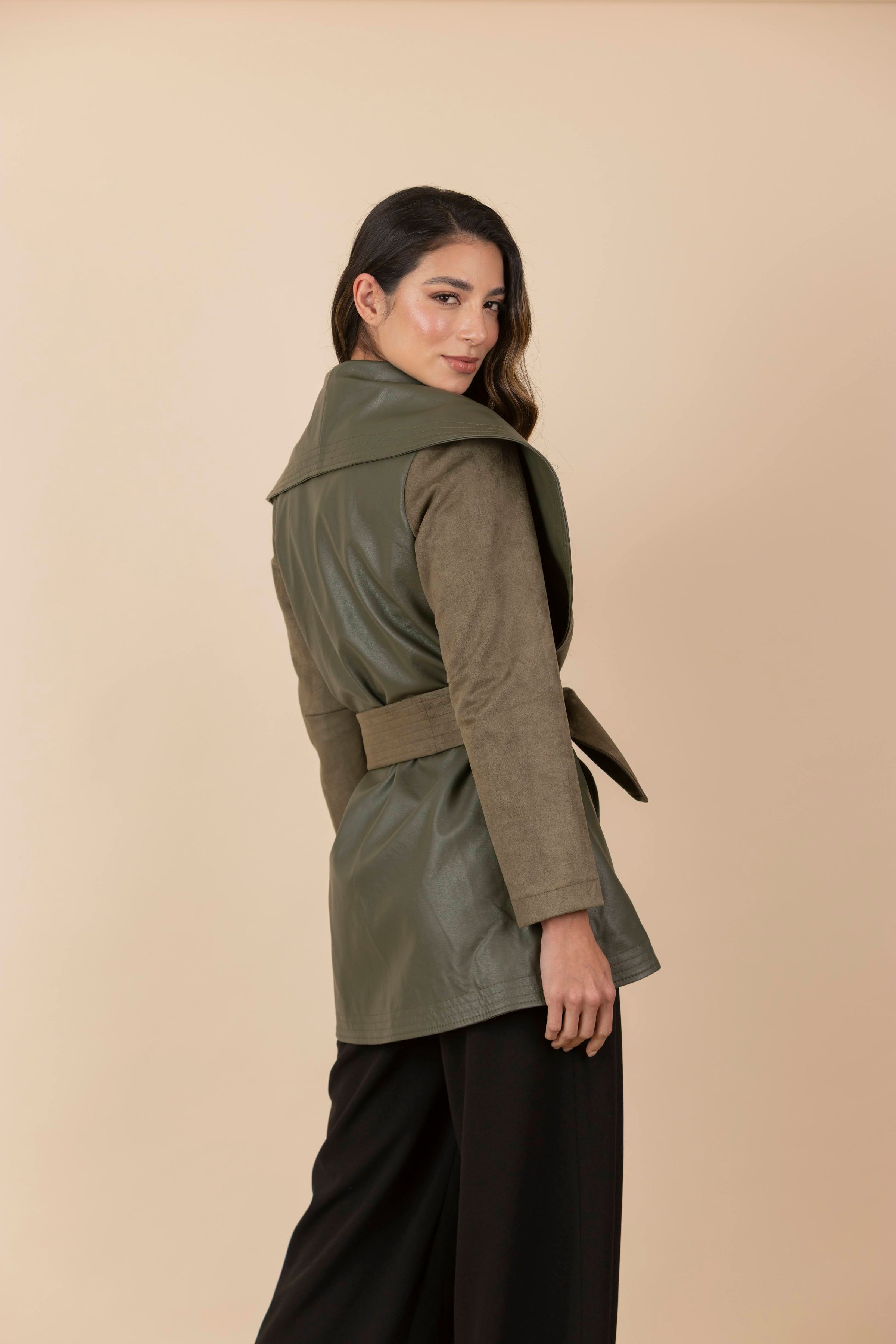 Chaqueta María Verde Olivo