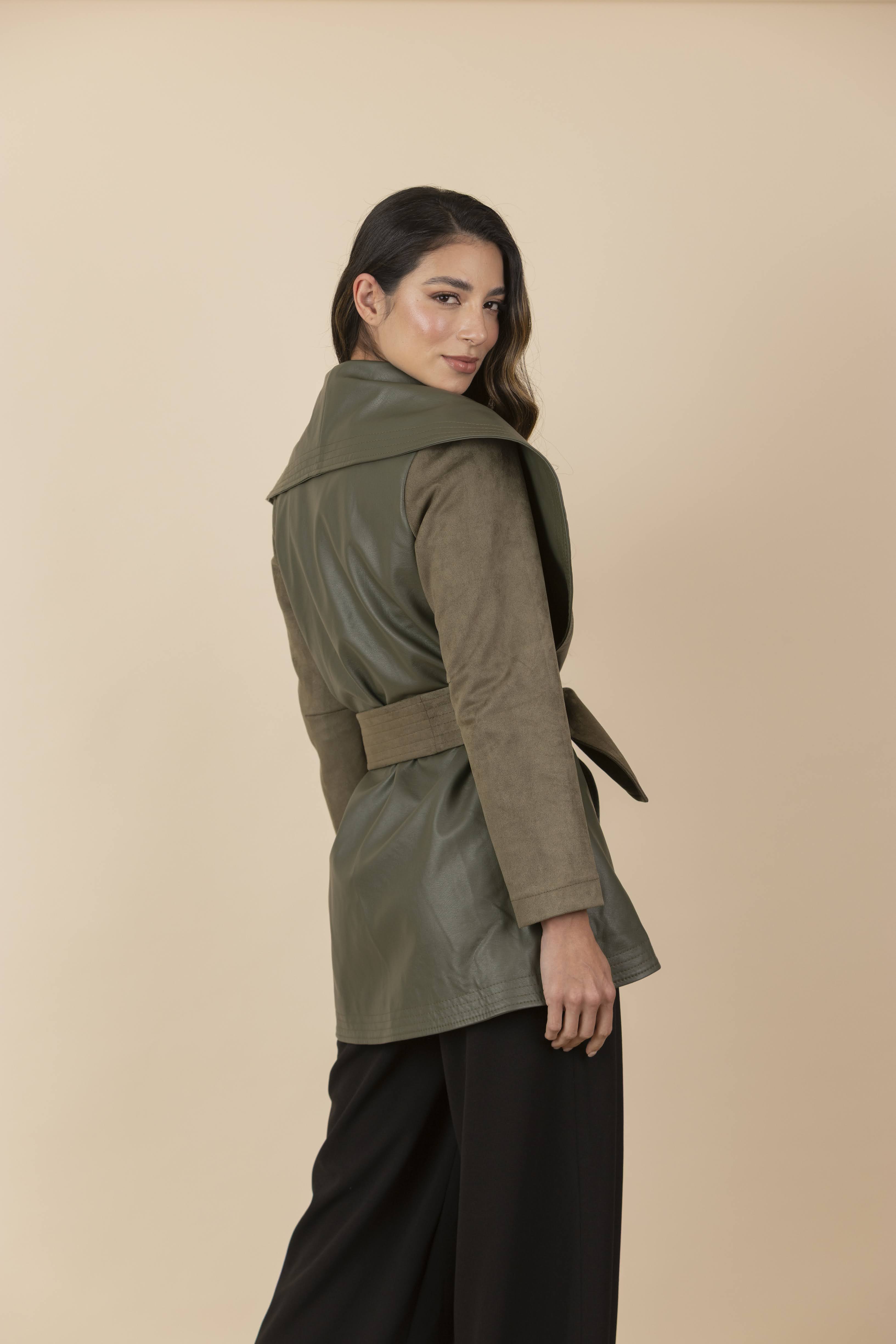 Chaqueta María Verde Olivo