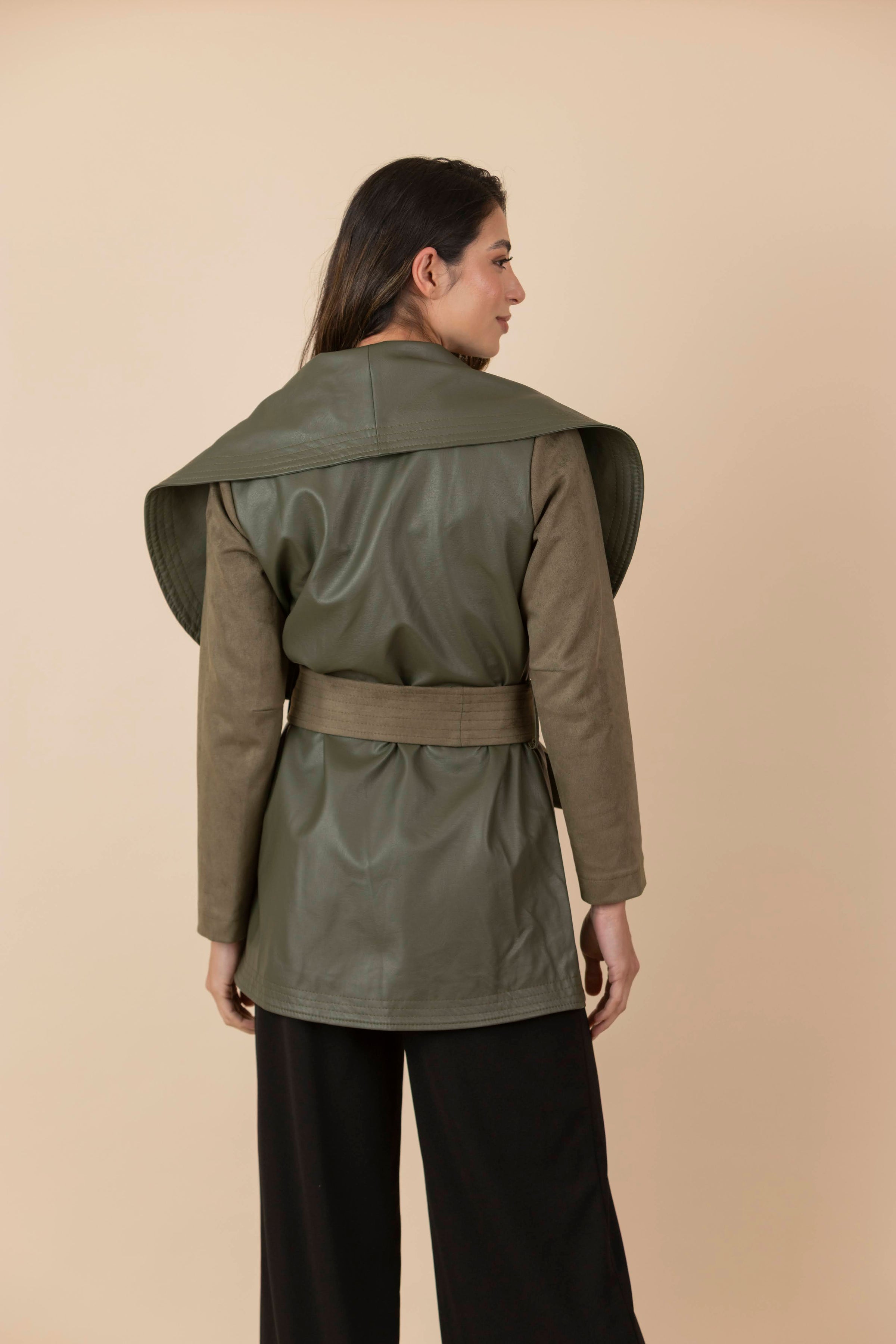 Chaqueta María Verde Olivo