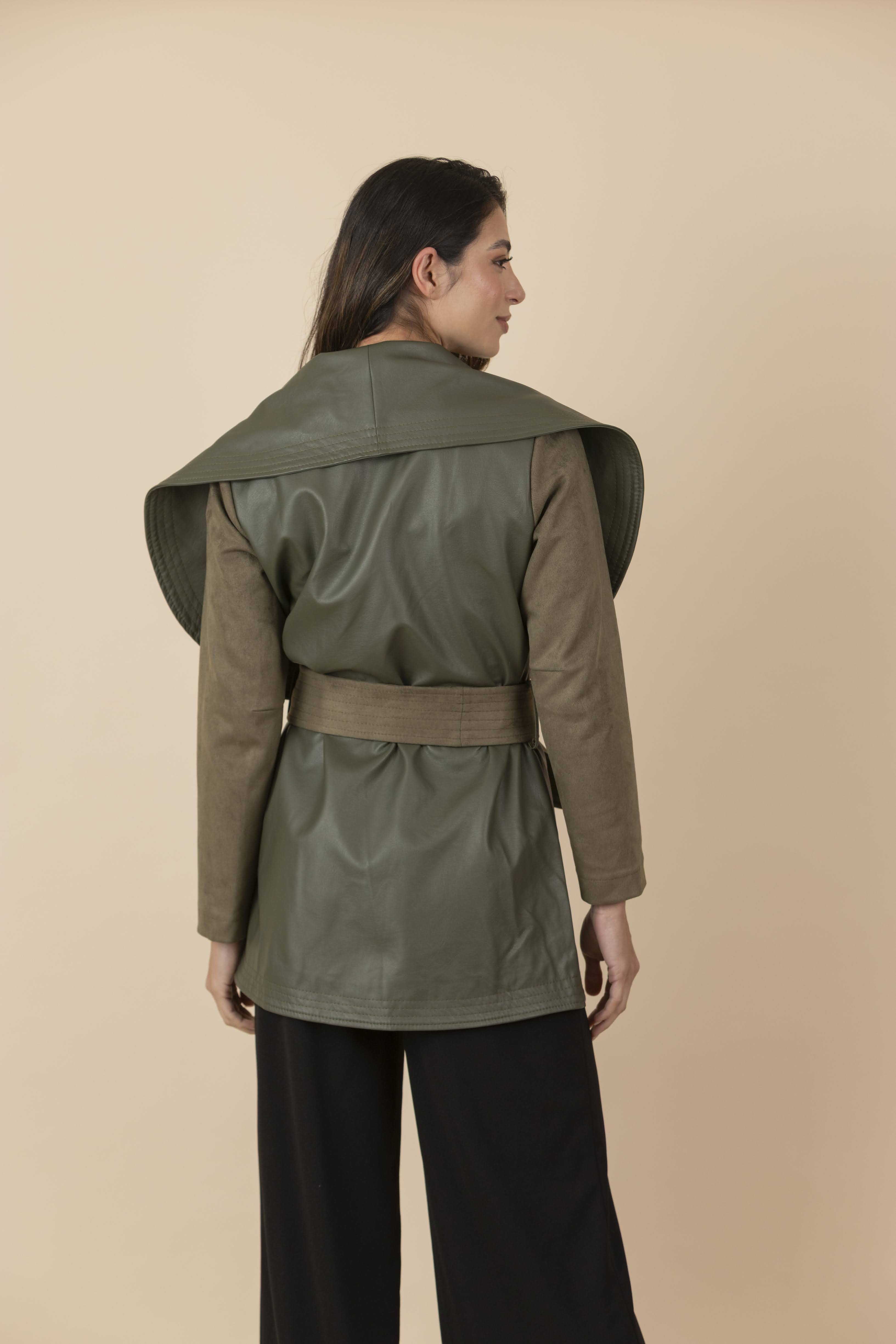 Chaqueta María Verde Olivo
