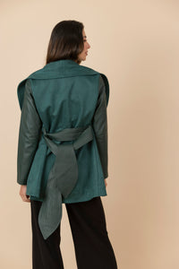 Chaqueta María Verde Botella