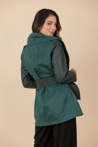 Chaqueta María Verde Botella