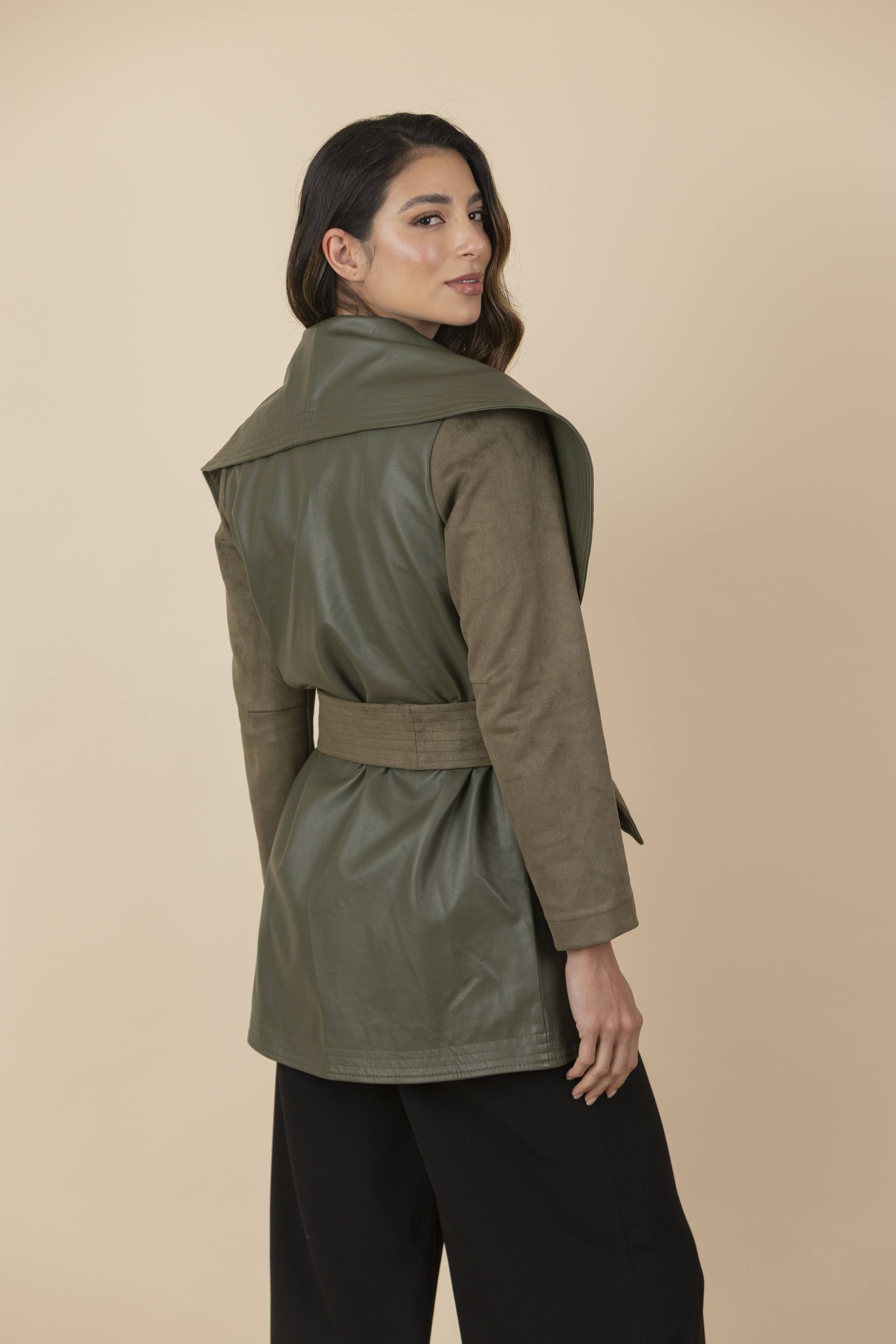 Chaqueta María Verde Olivo