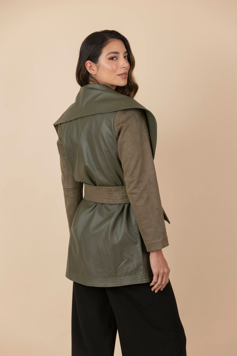 Chaqueta María Verde Olivo