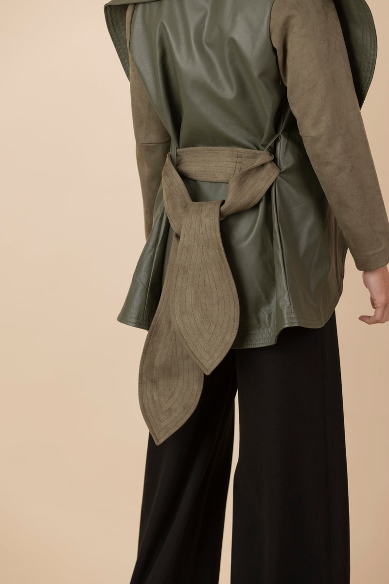 Chaqueta María Verde Olivo