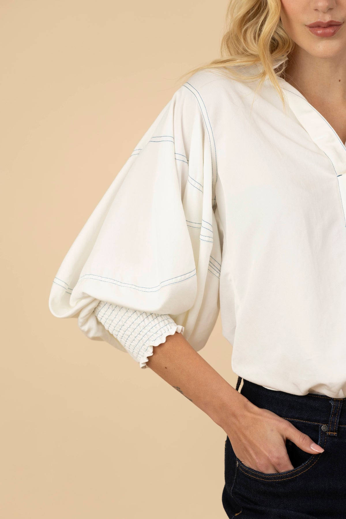 Blusa Milagros Marfil