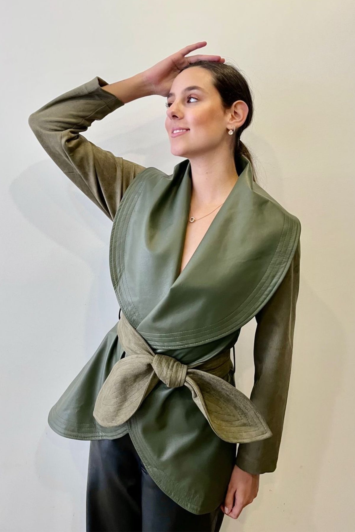 Chaqueta María Verde Olivo