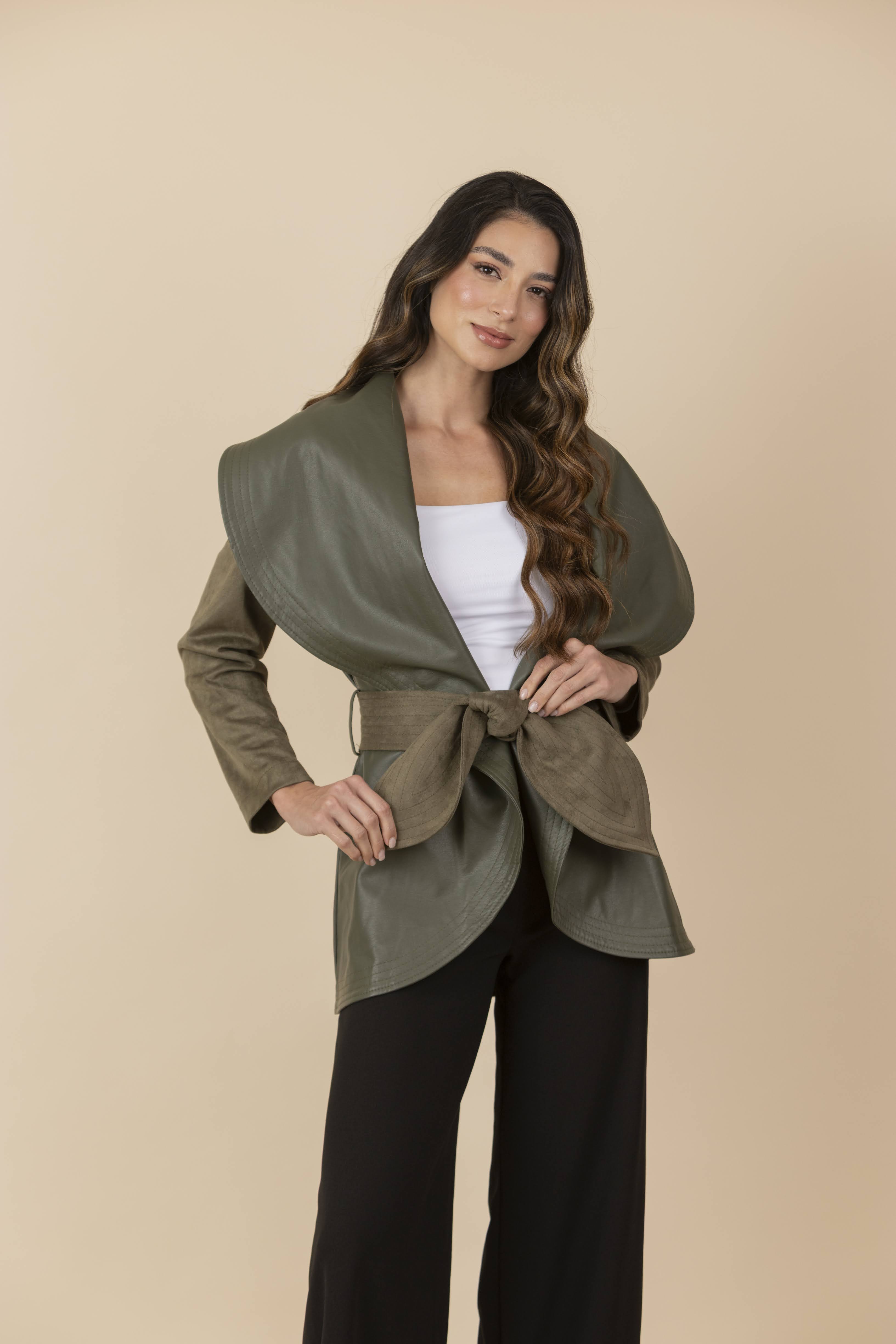 Chaqueta María Verde Olivo