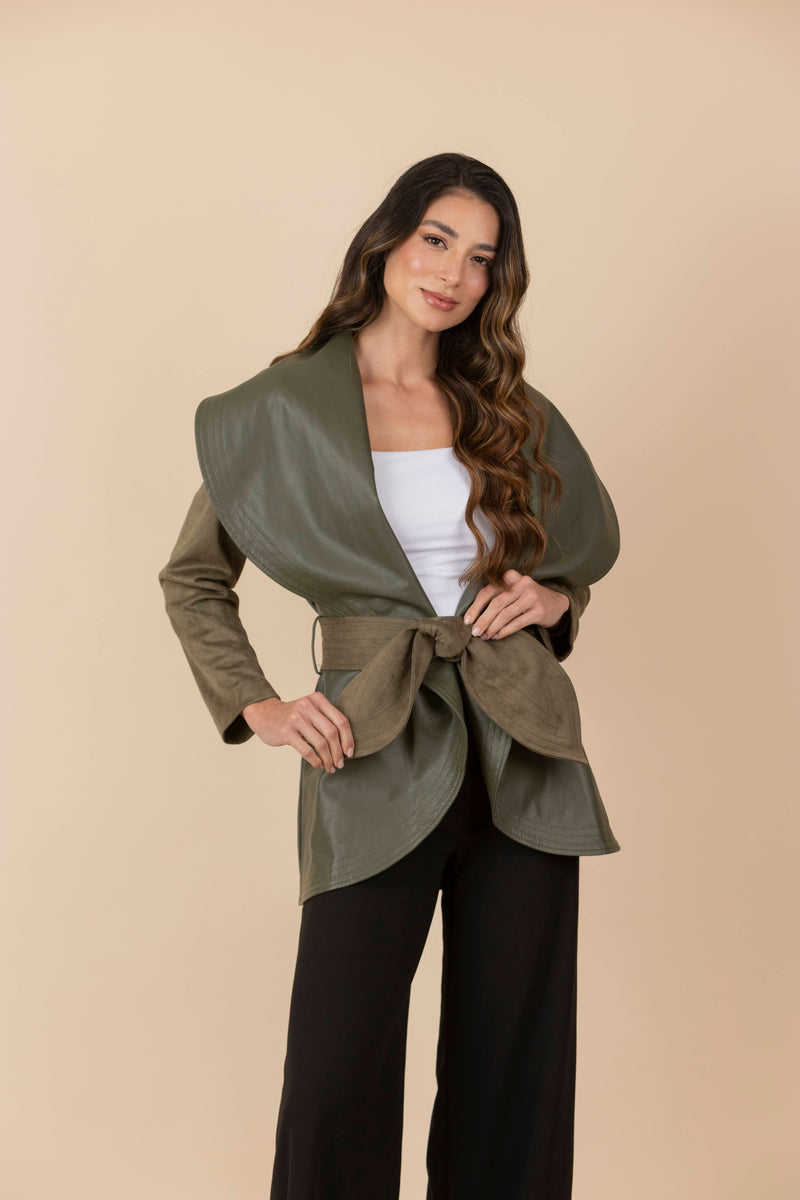 Chaqueta María Verde Olivo
