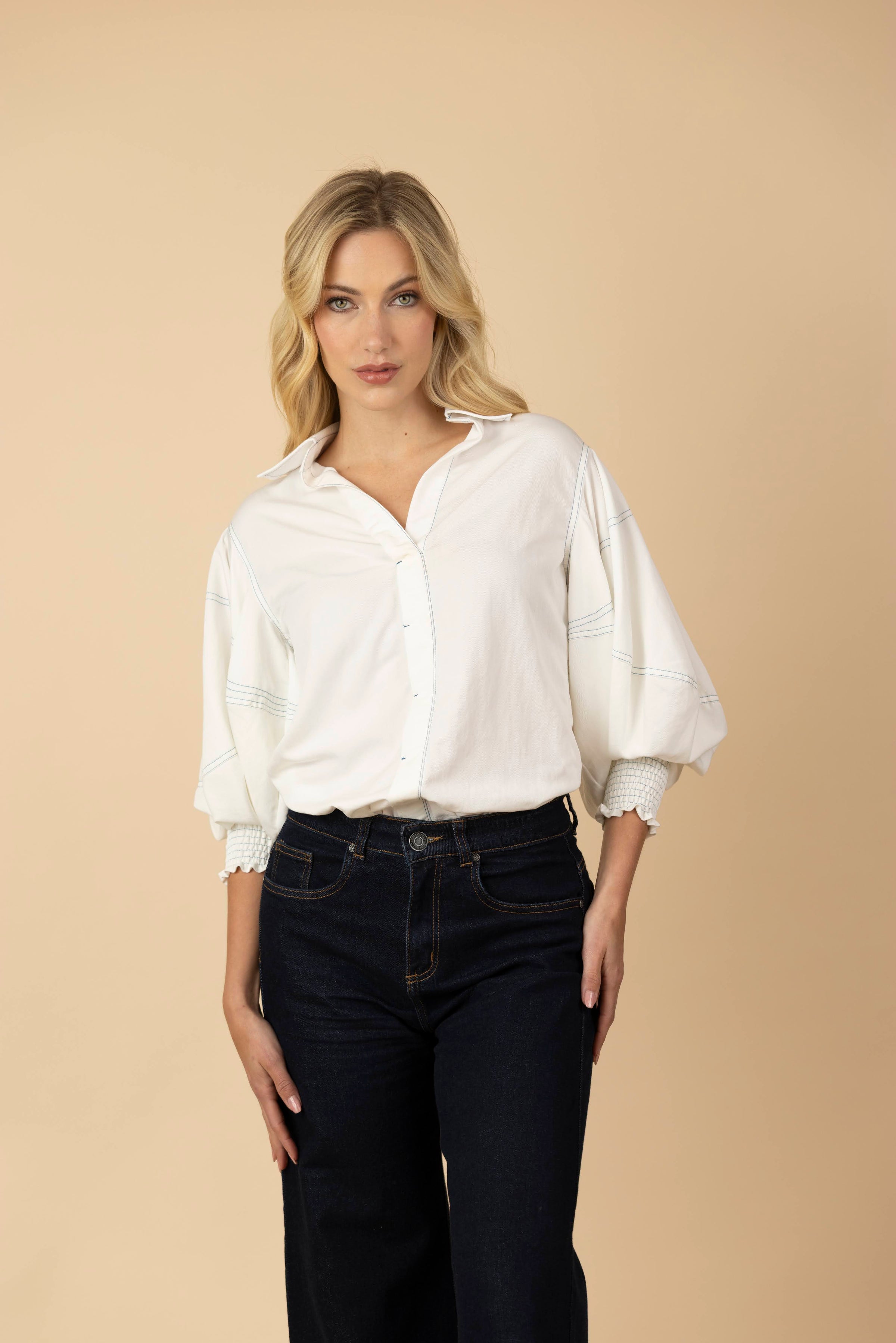 Blusa Milagros Marfil
