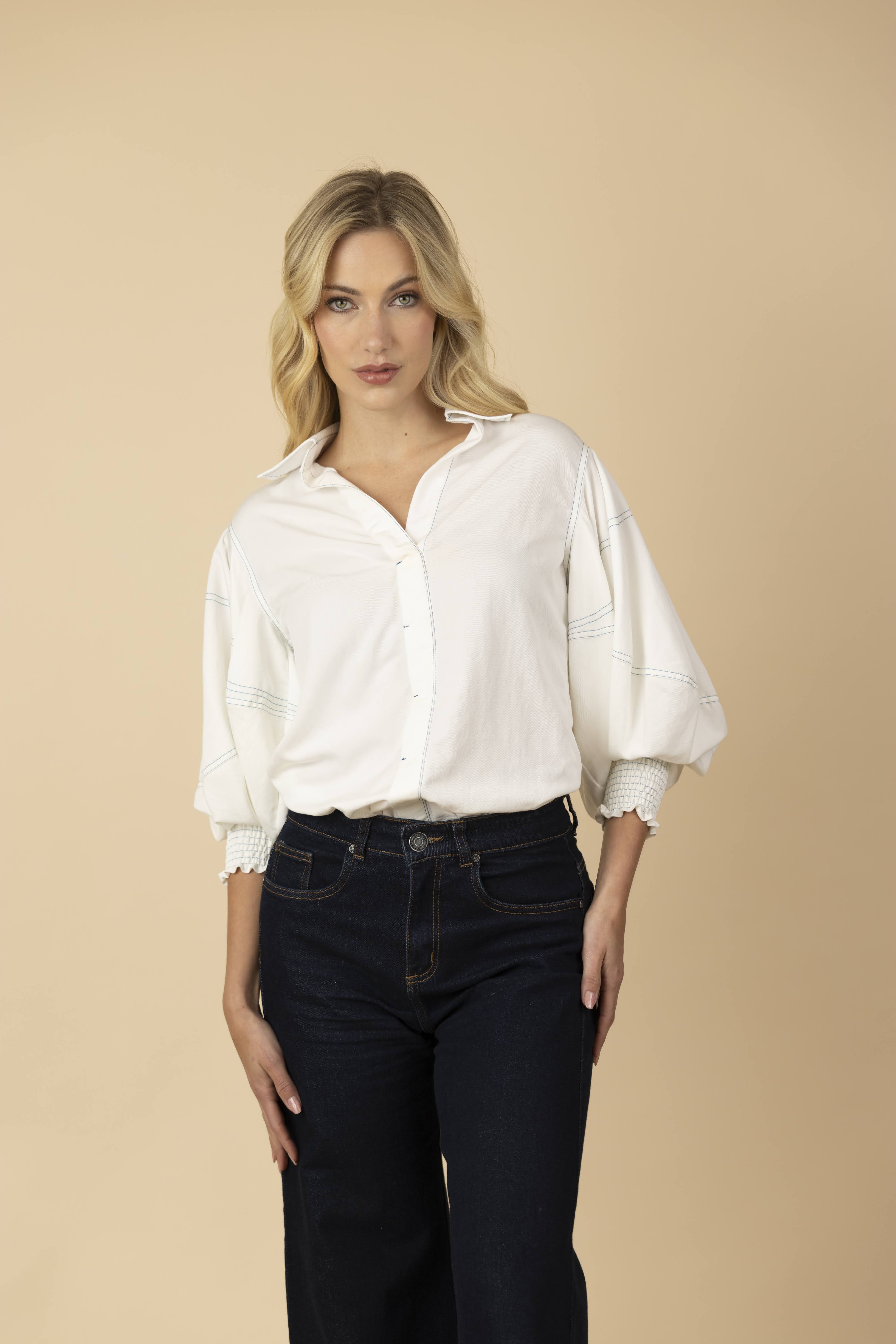 Blusa Milagros Marfil