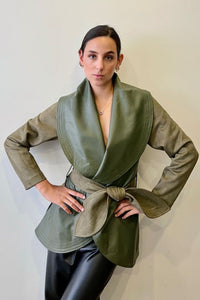 Chaqueta María Verde Olivo