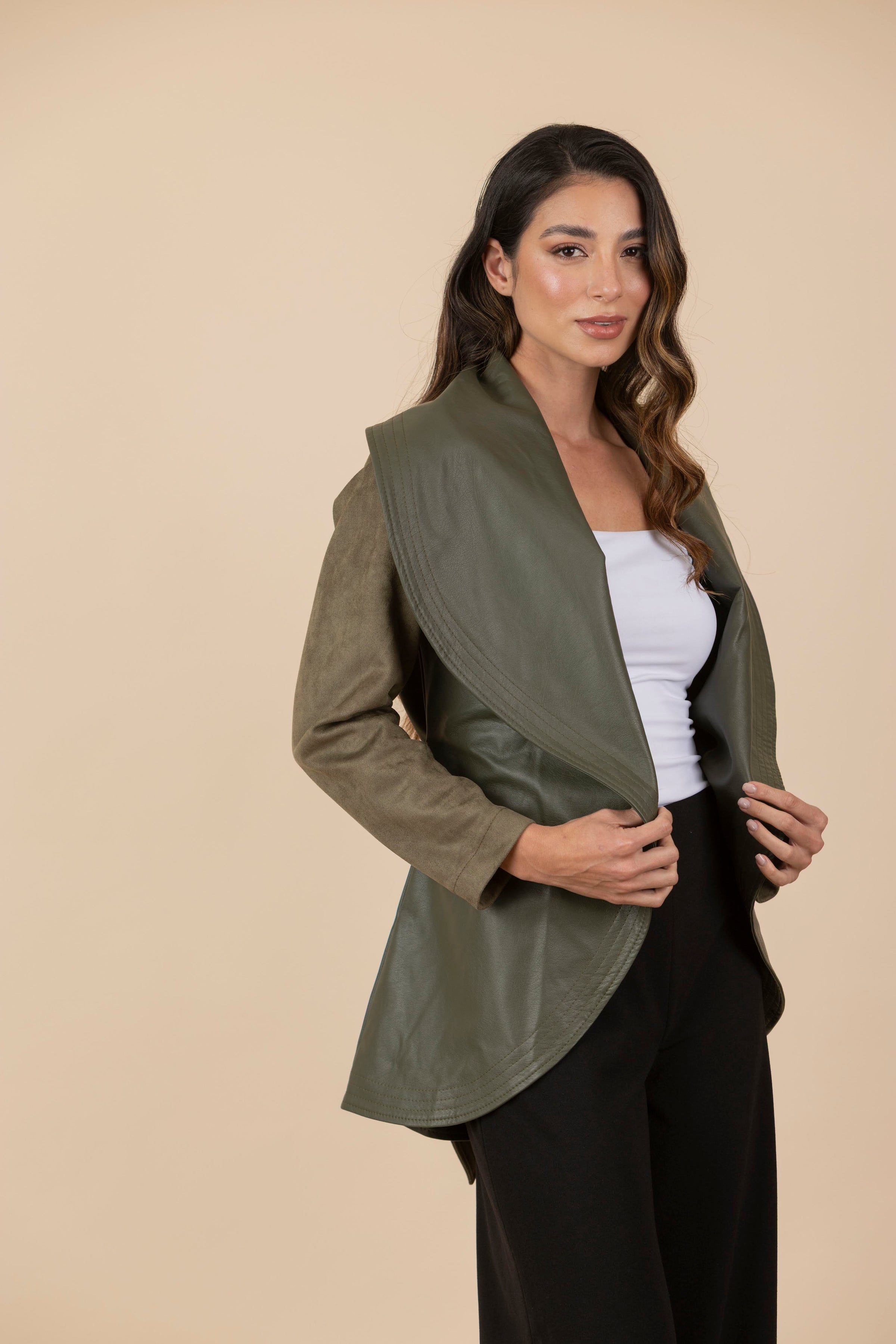 Chaqueta María Verde Olivo