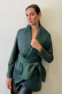 Chaqueta María Verde Botella