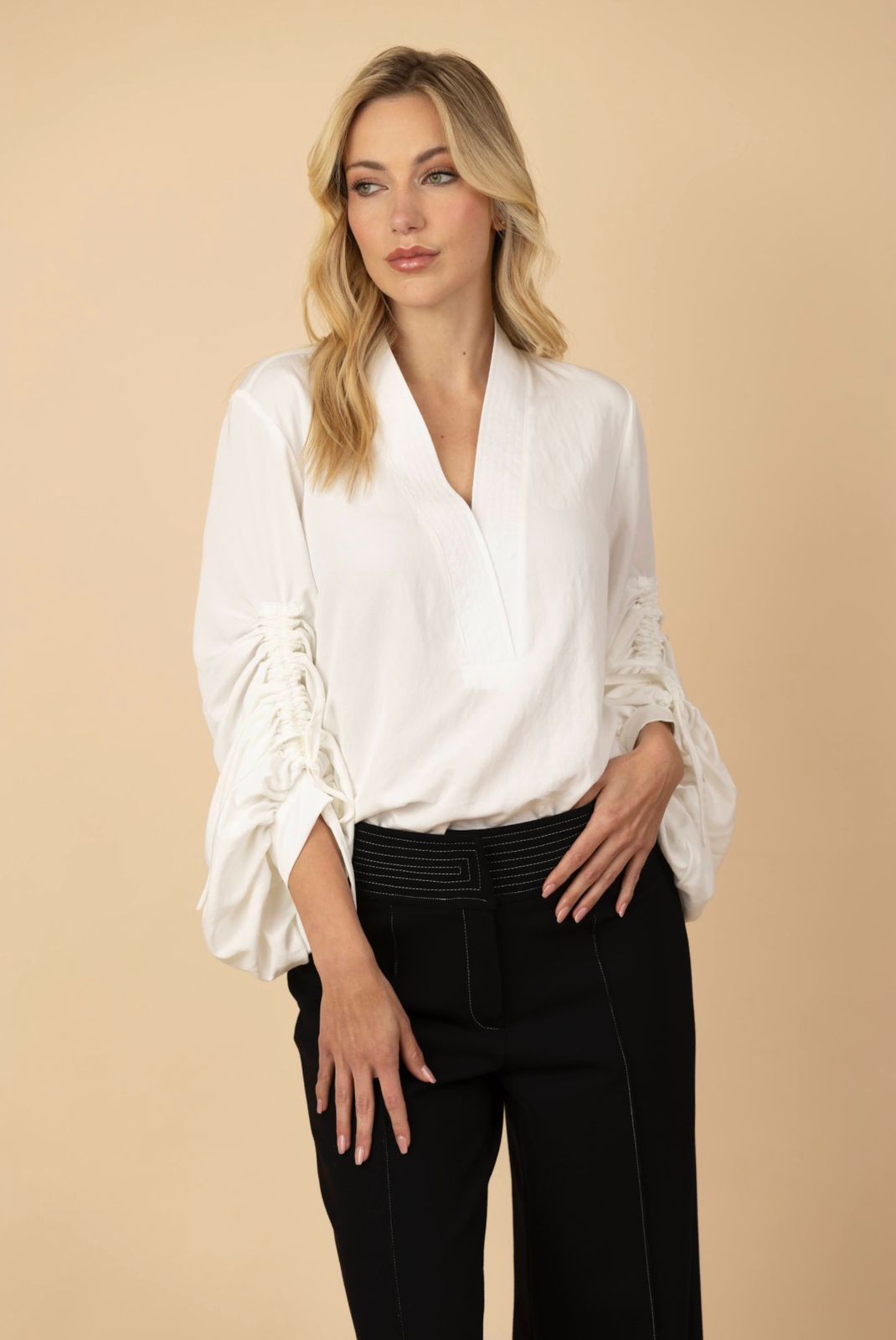 Blusa Juana Marfil