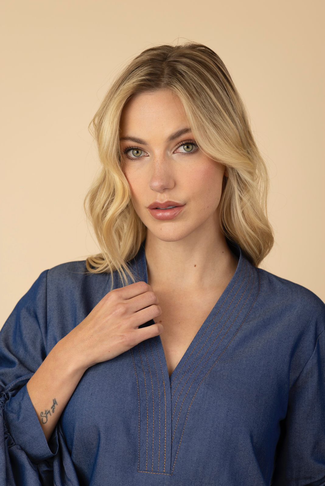 Blusa Juana Jean Chambray