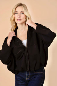 Bomber Jacket Negra