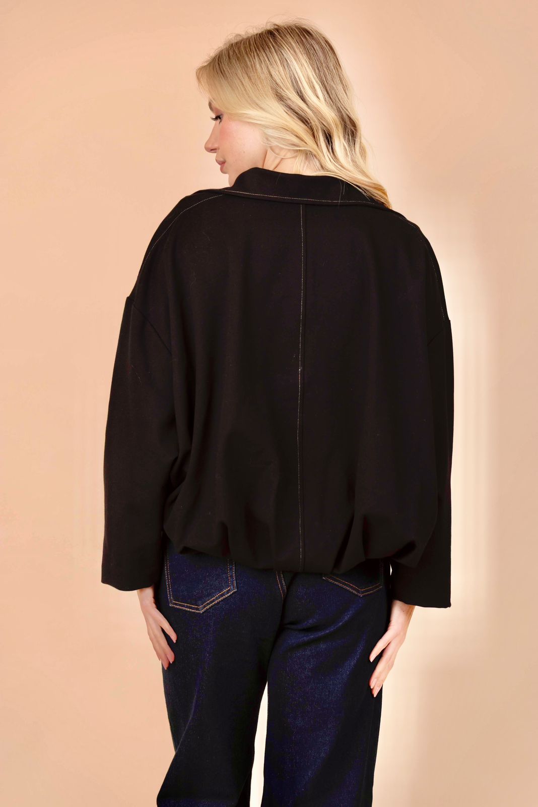 Bomber Jacket Negra