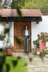 Pantalón Palazzo Ecocuero Verde Oliva