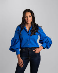 Blusa Olga Azul Rey