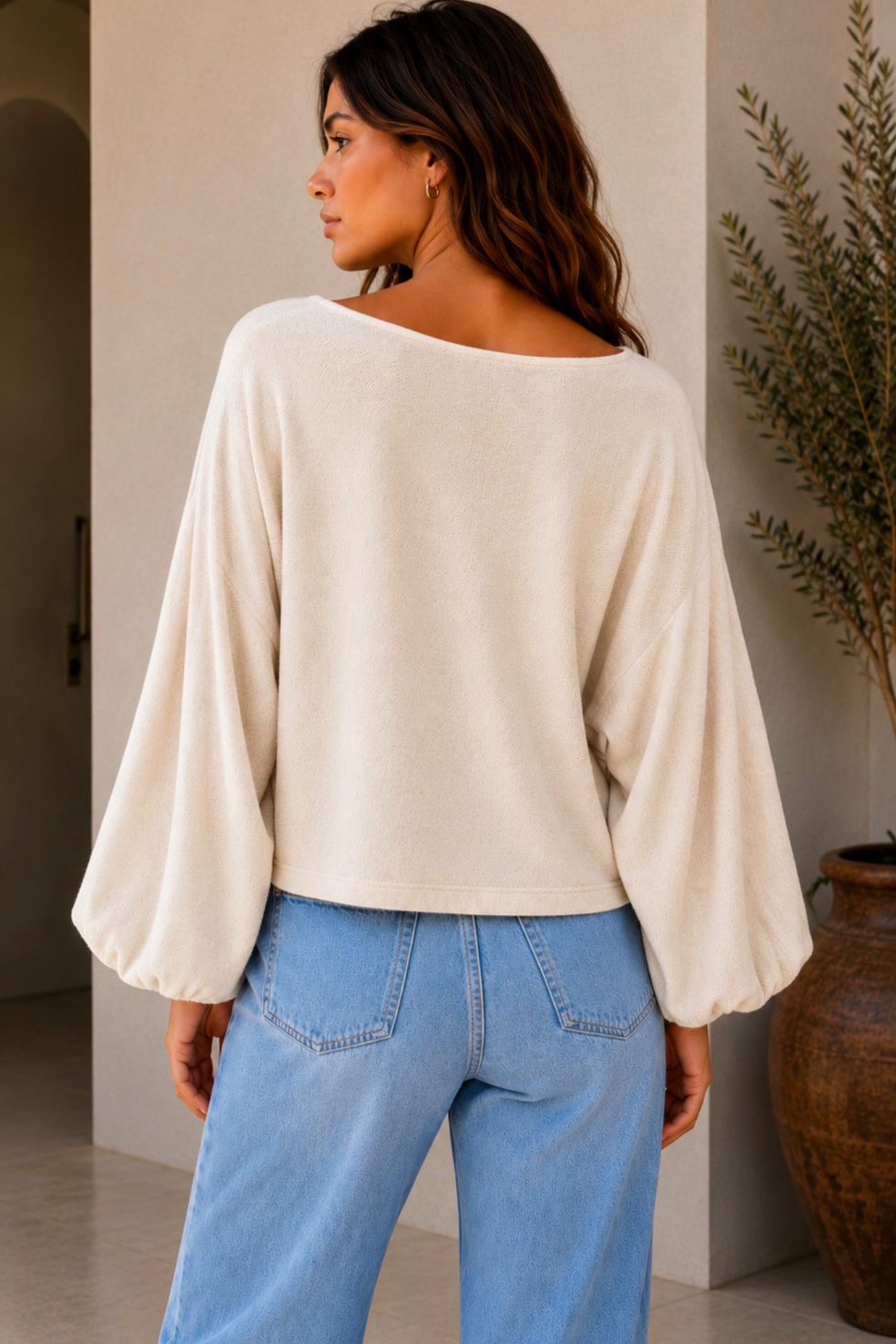 Blusa Amalia New York Marfil