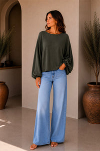 Blusa Amalia New York Verde Olivo