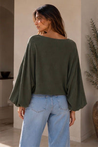 Blusa Amalia New York Verde Olivo
