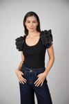 Blusa Amatista Negra