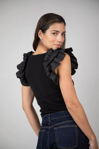 Blusa Amatista Negra