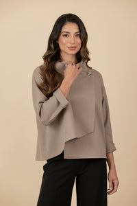 Blusa / Chaqueta Zoe Taupe