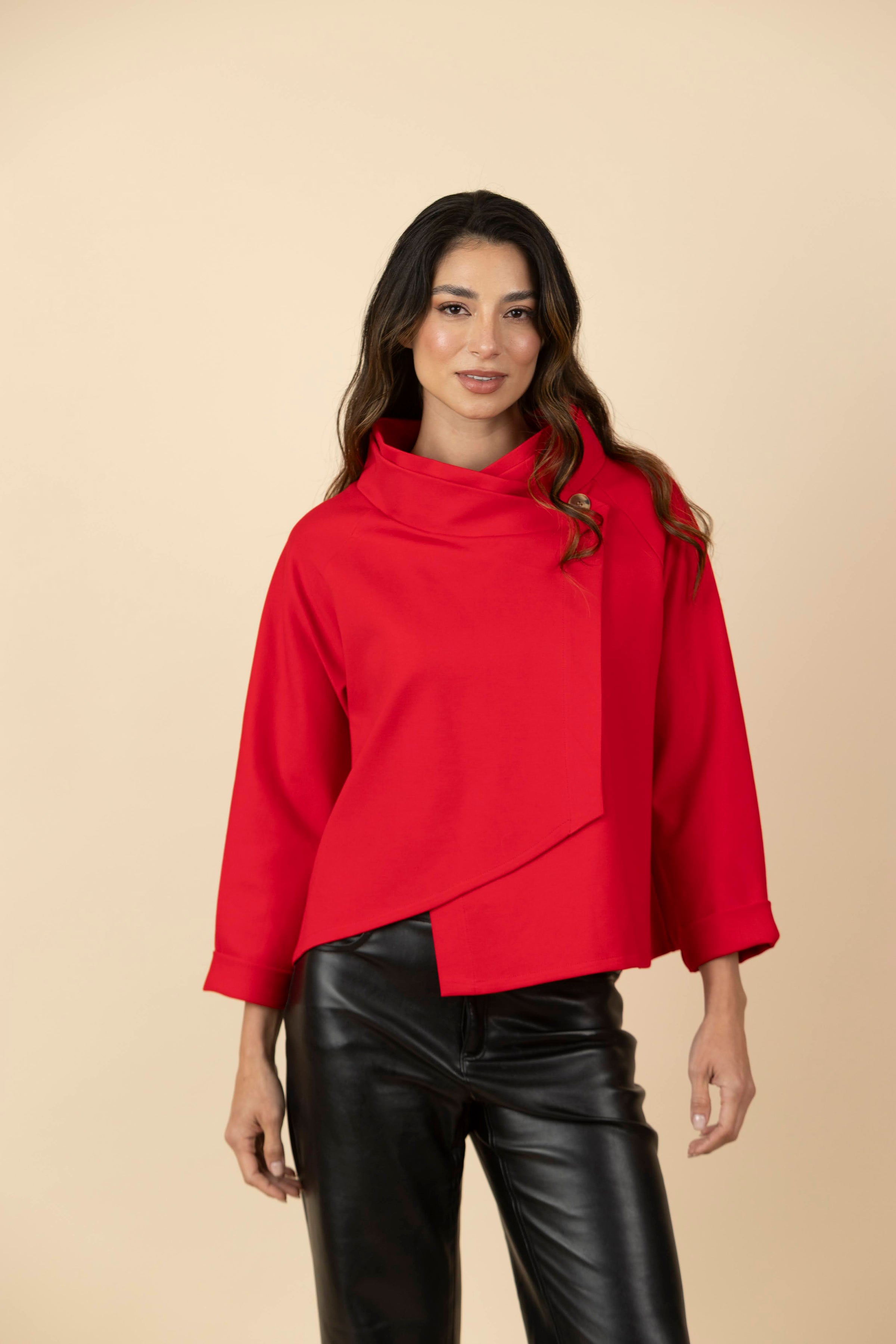 Blusa / Chaqueta Zoe Roja