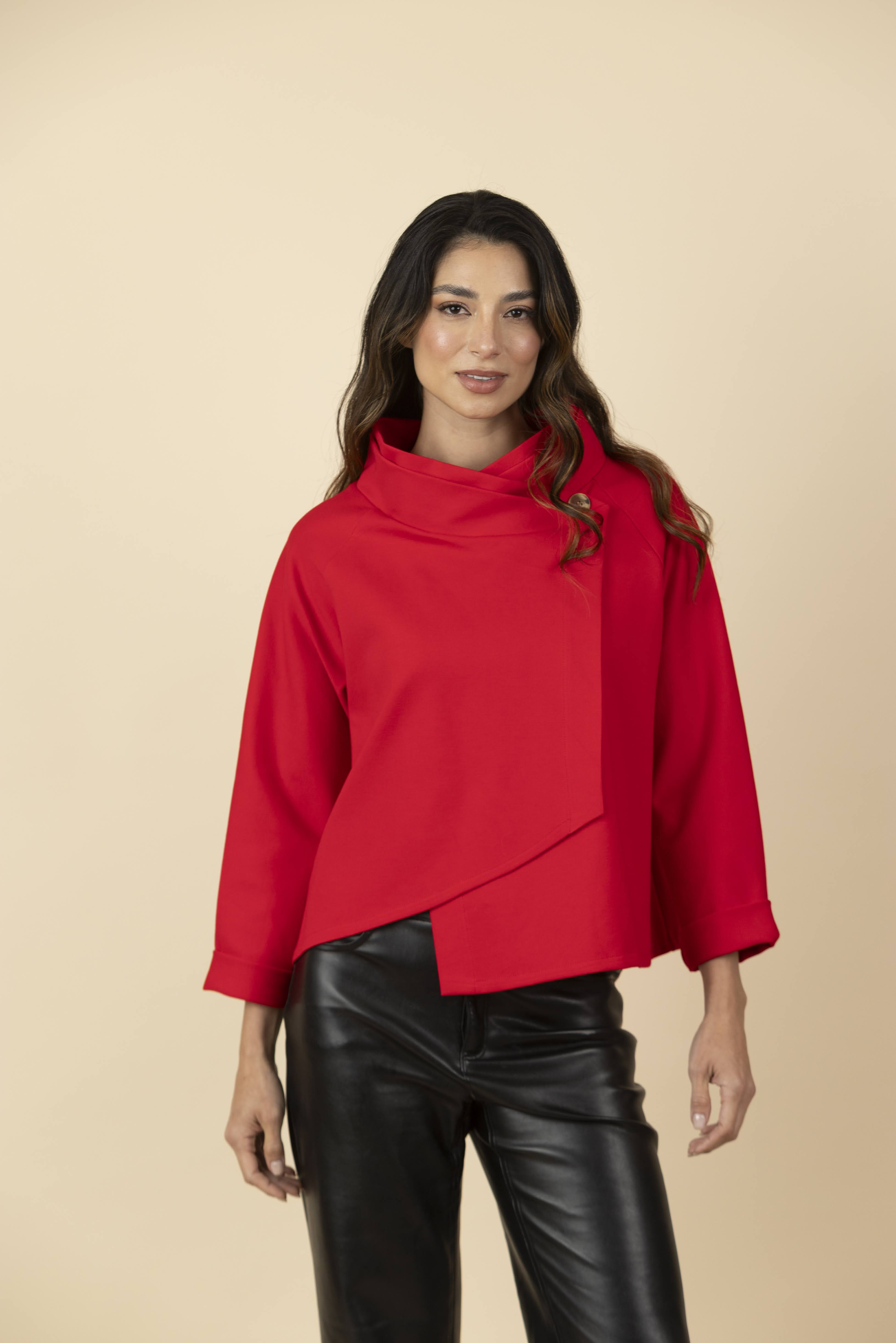 Blusa / Chaqueta Zoe Roja