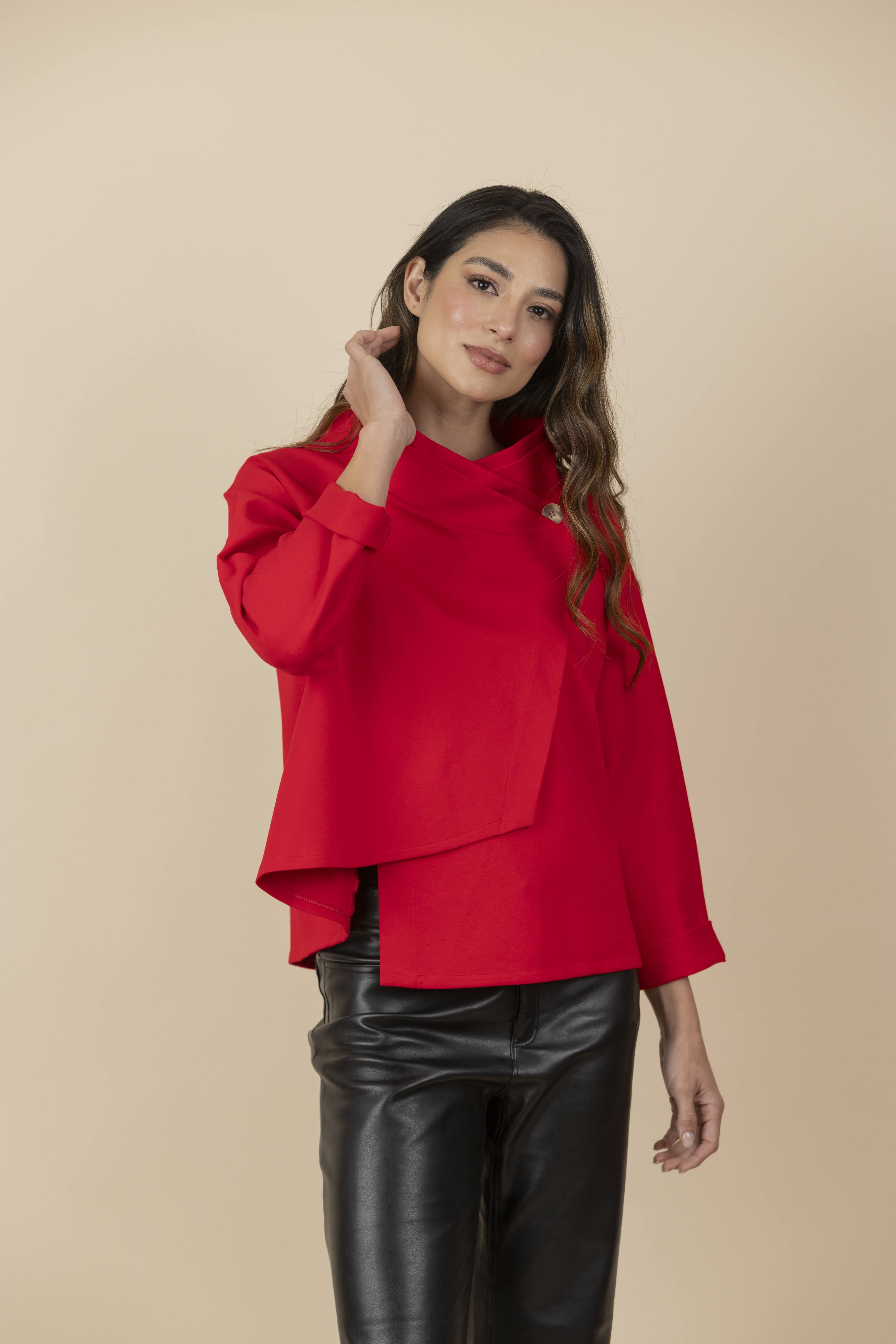Blusa / Chaqueta Zoe Roja