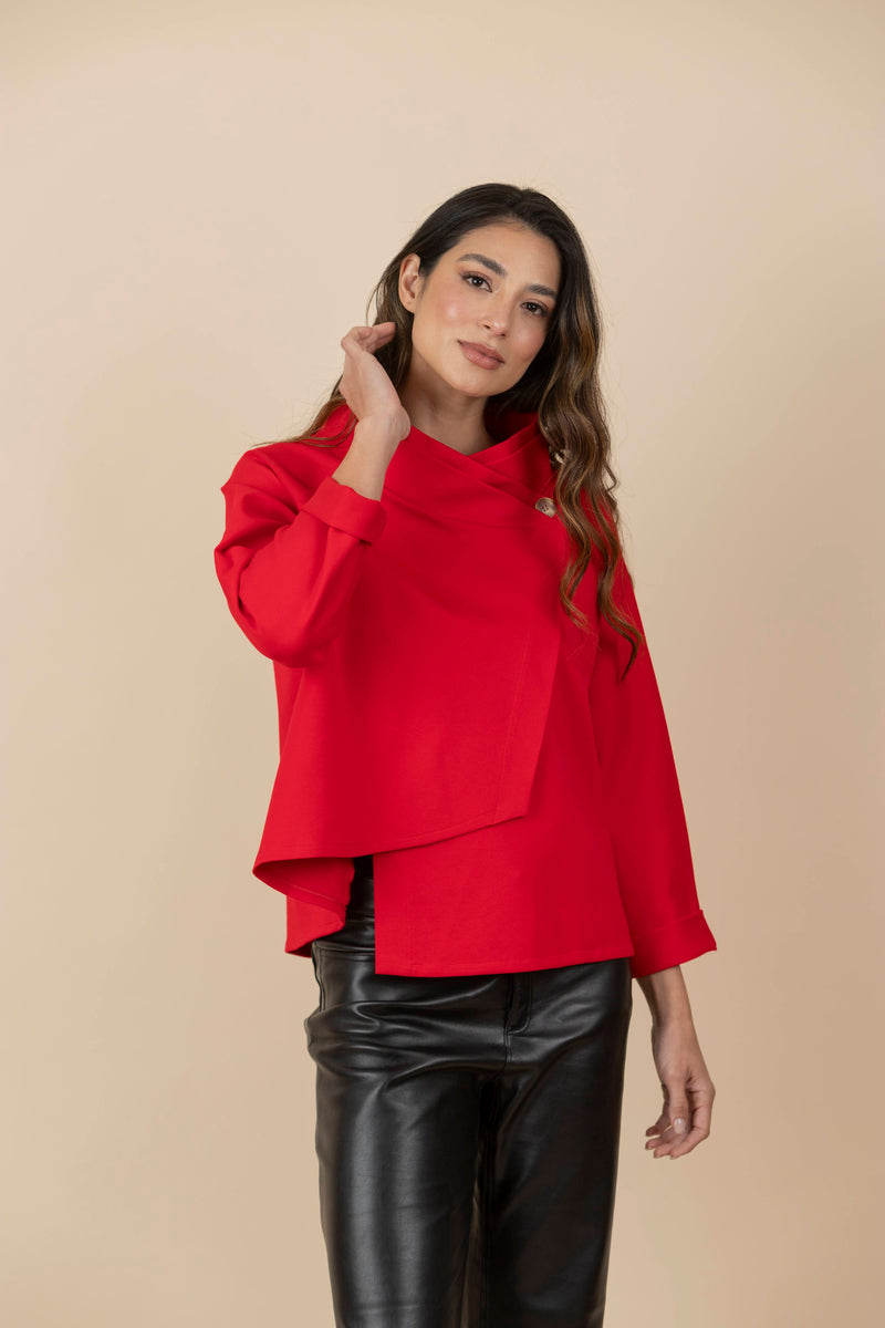Blusa / Chaqueta Zoe Roja