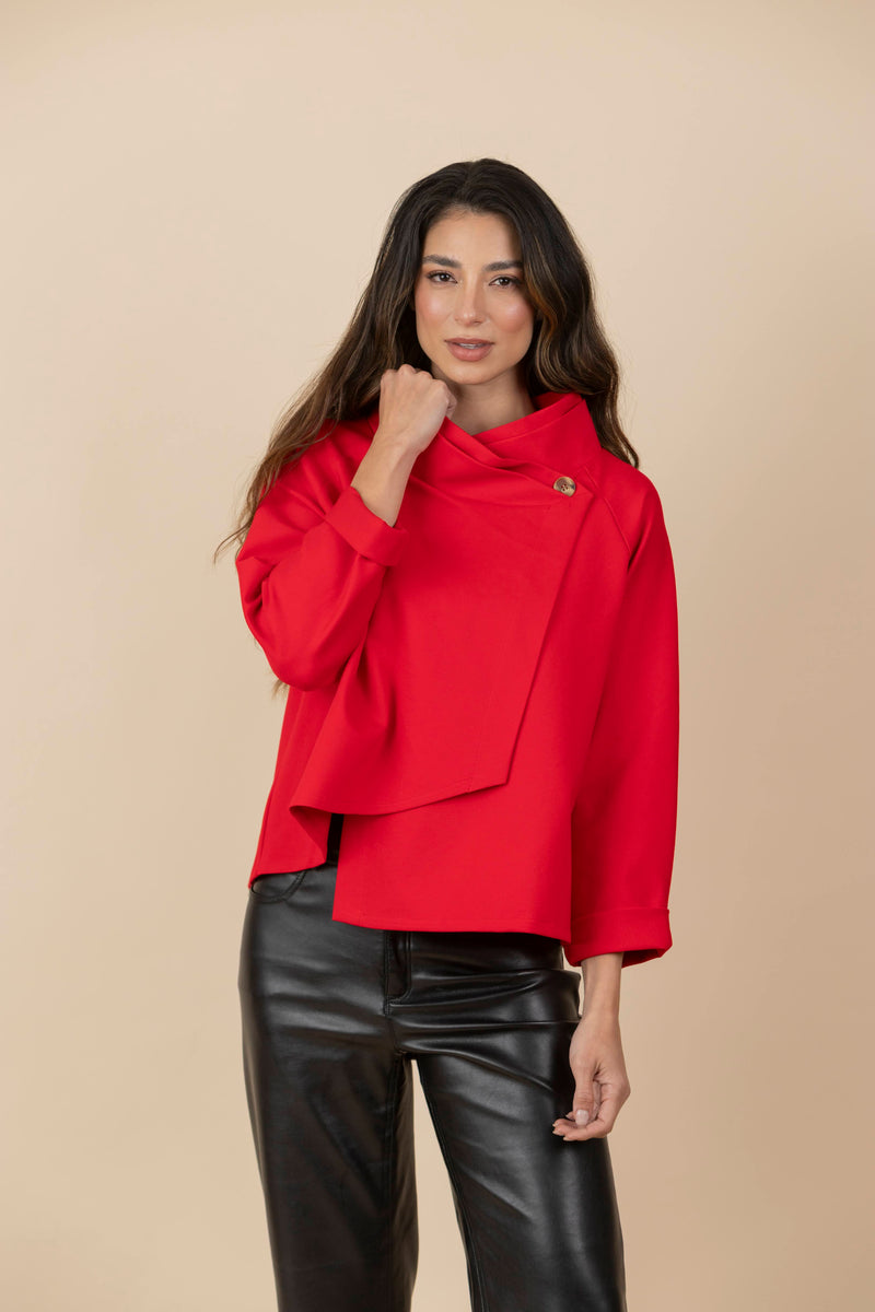 Blusa / Chaqueta Zoe Roja