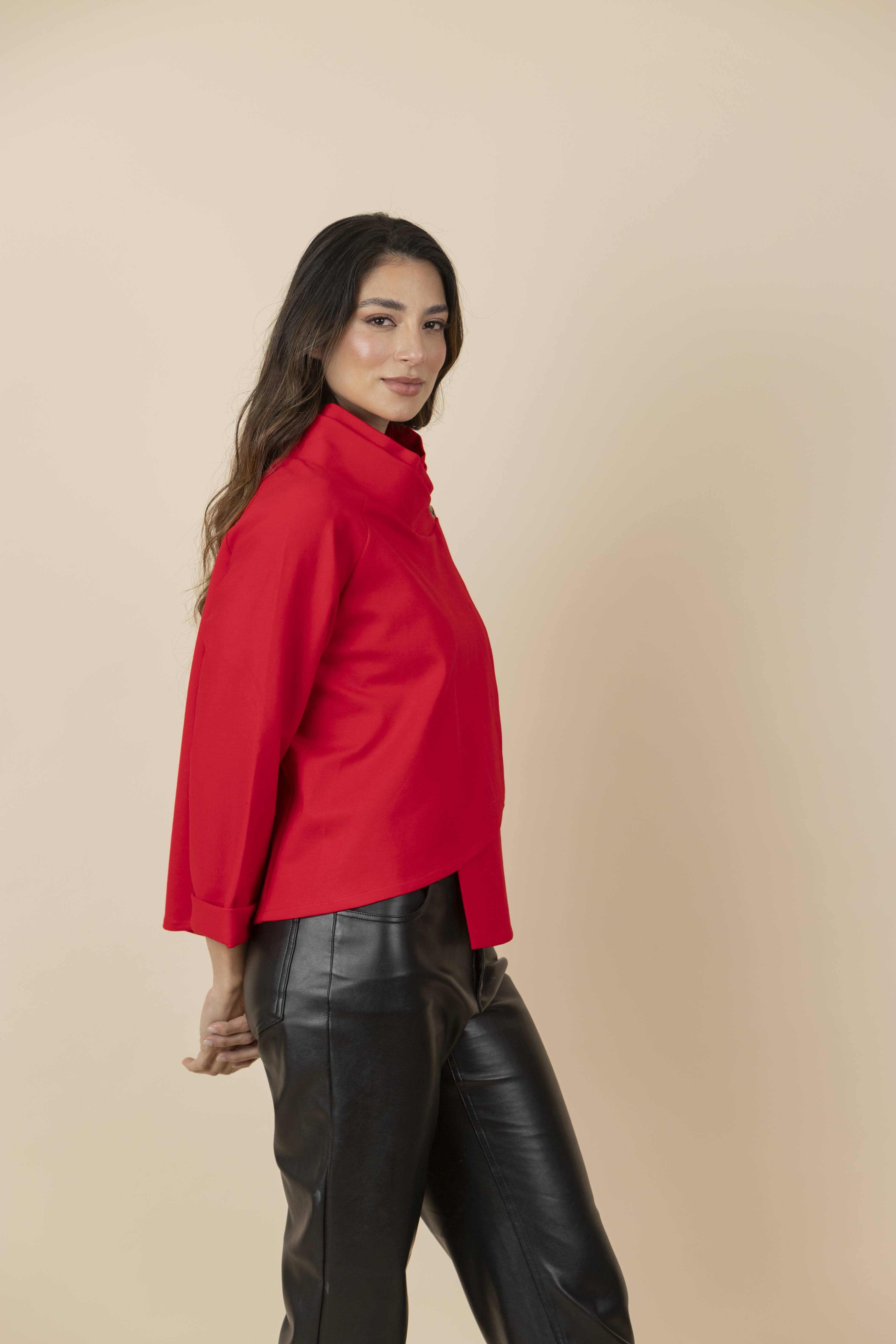 Blusa / Chaqueta Zoe Roja