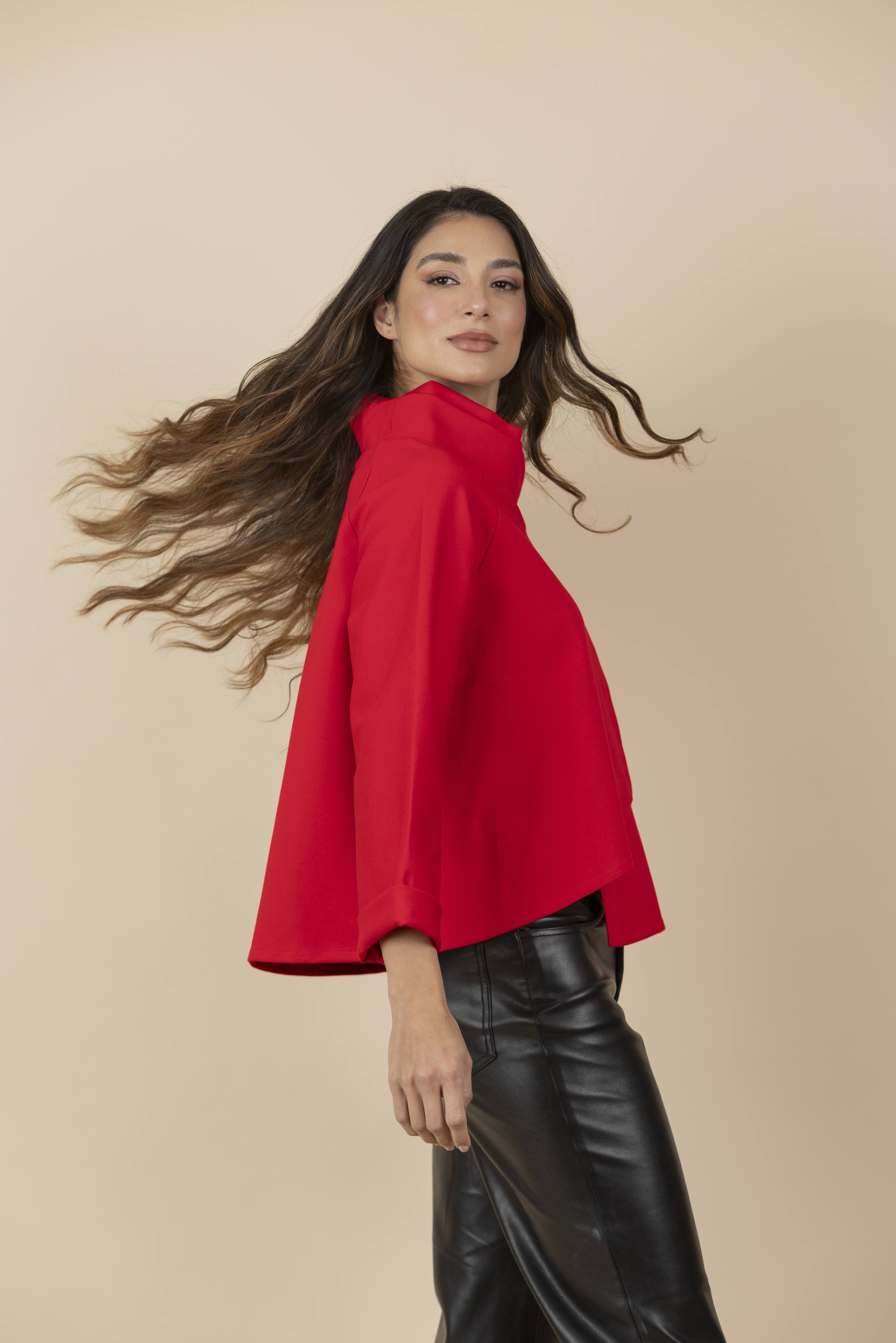 Blusa / Chaqueta Zoe Roja