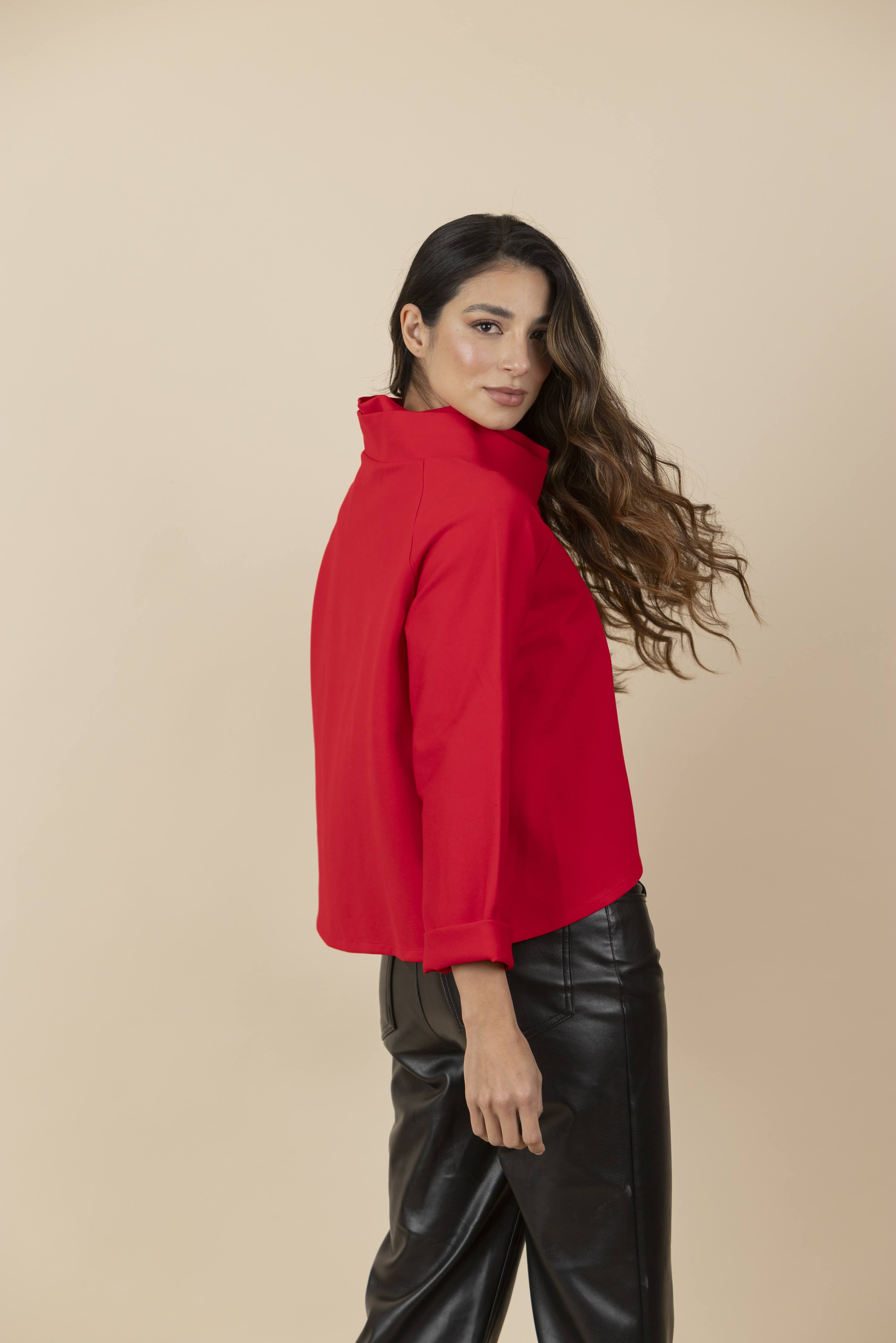 Blusa / Chaqueta Zoe Roja