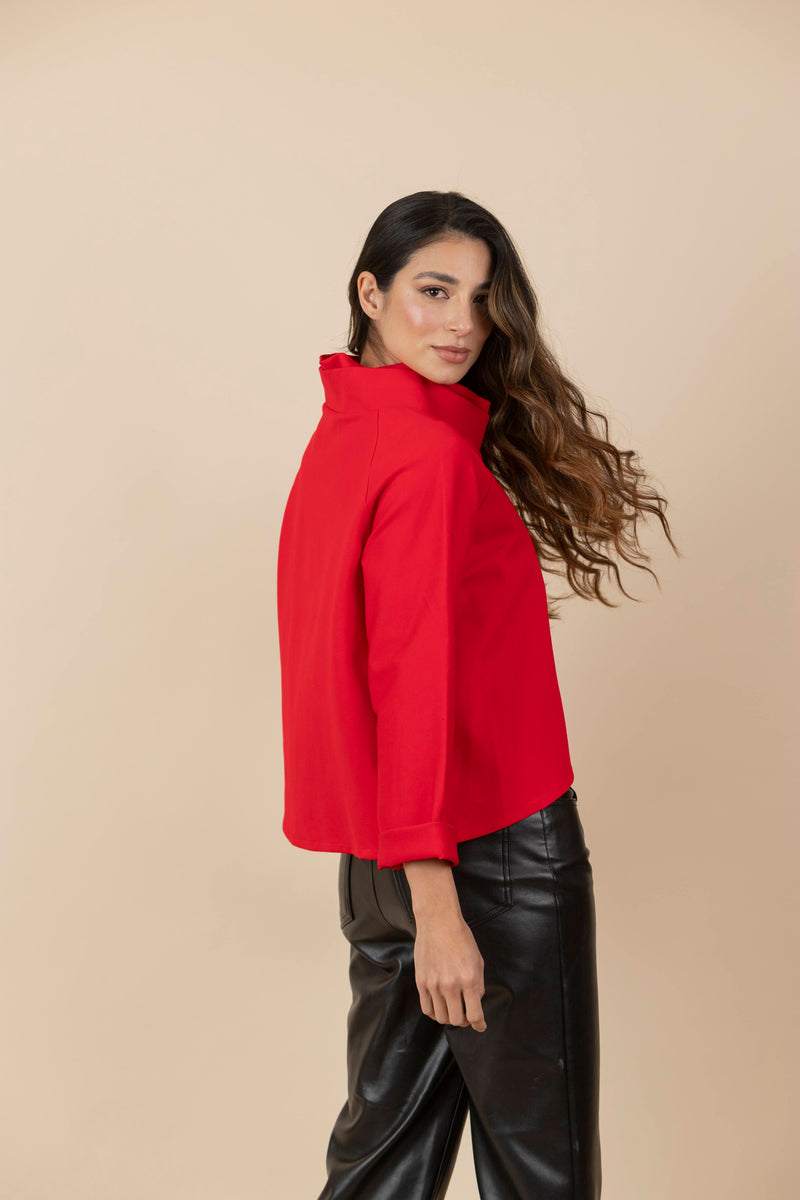 Blusa / Chaqueta Zoe Roja