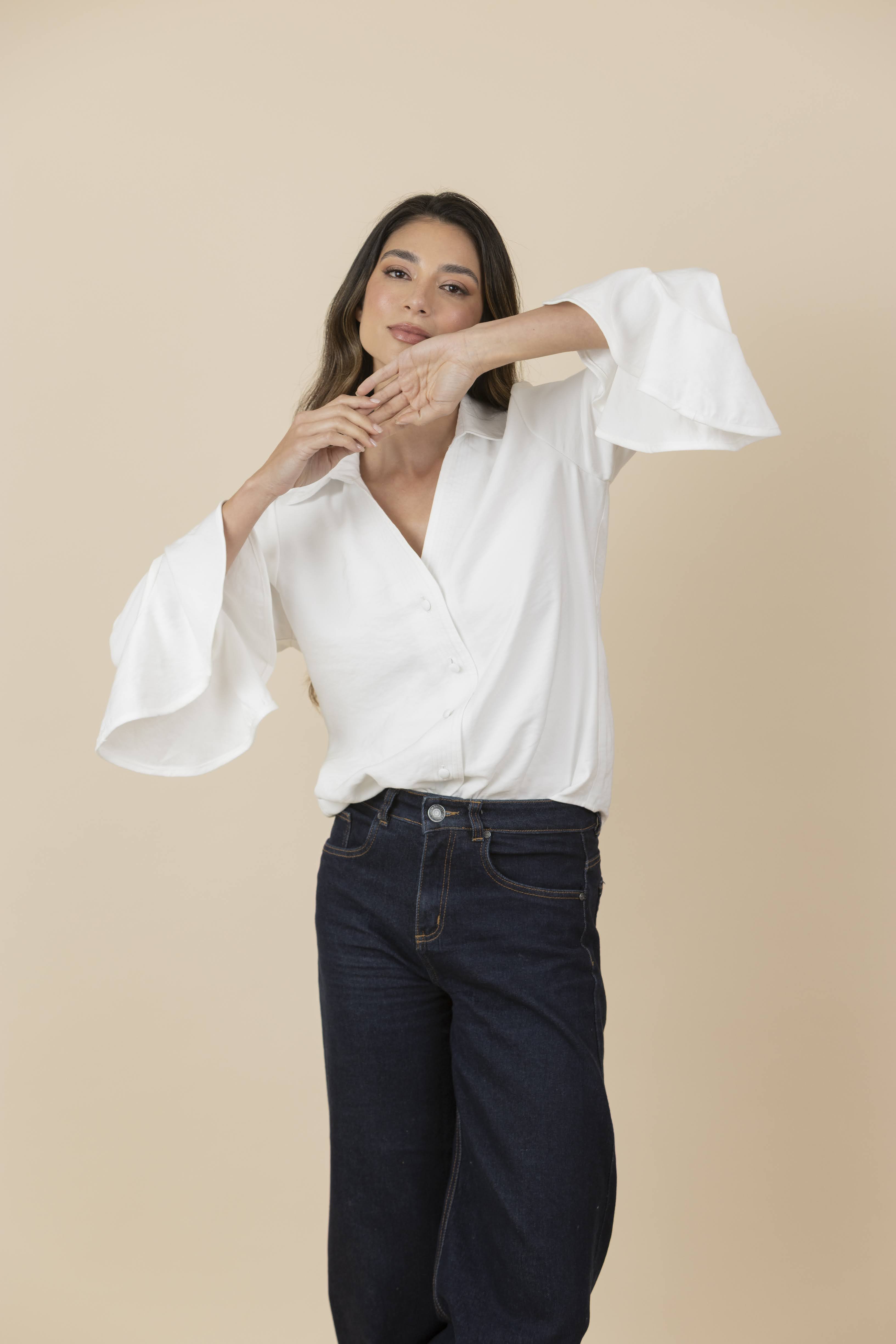 Blusa Emma con Botones