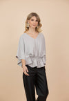 Blusa Matilde Gris Perla