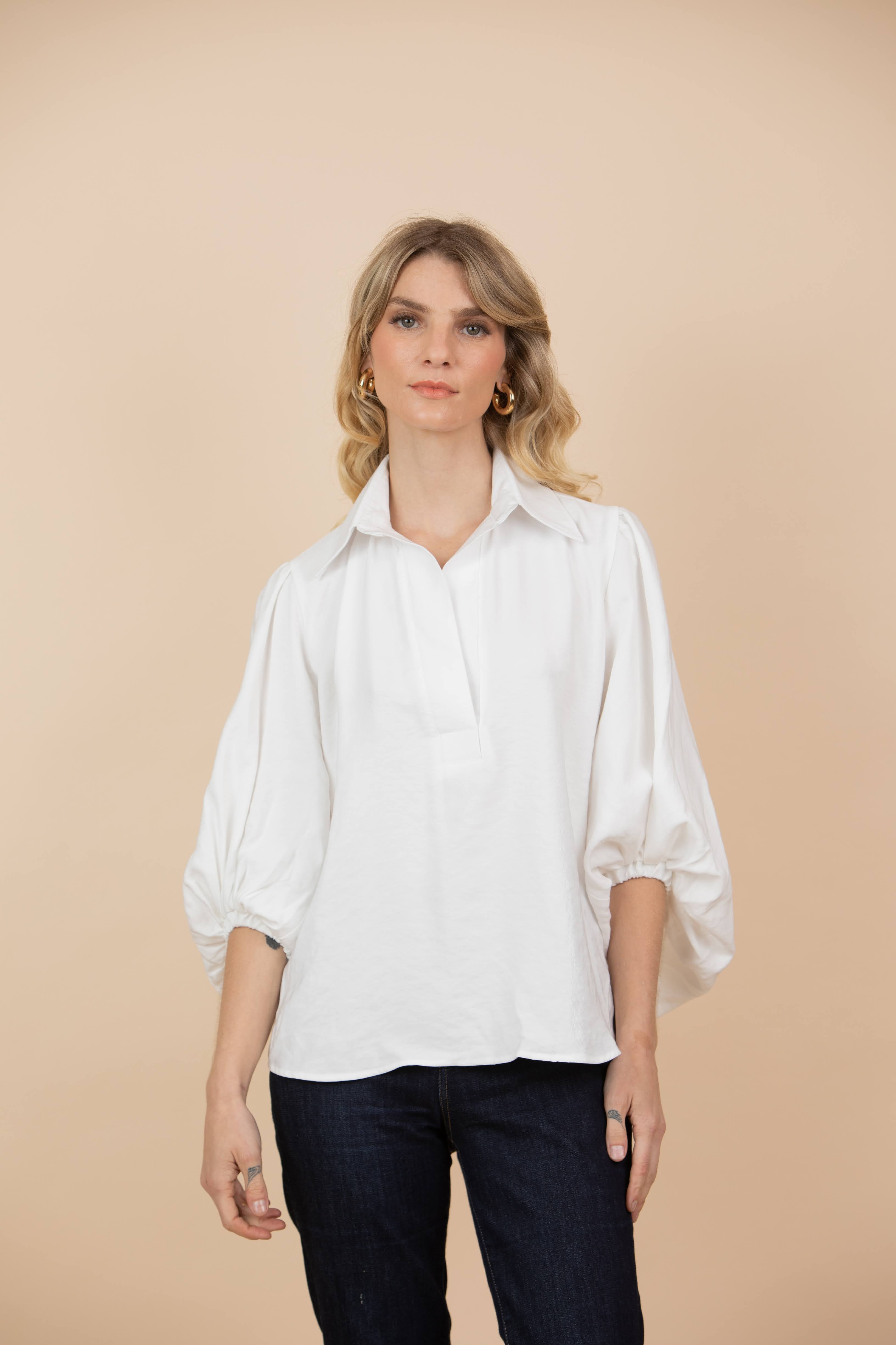 Blusa Natalia Marfil